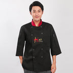 Three-quarter sleeves black (single top) / M