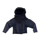 J28 dark gray-towel sweatshirt / S