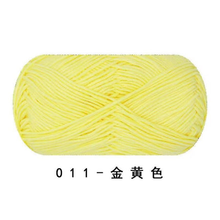 Ruyi Bird Four-Strand Combed Milk Cotton 40g DIY Handmade Crochet Doll Wholesale Wool Ball Ready Stock