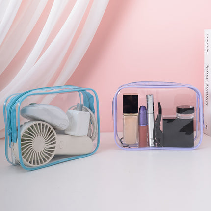 Security Check Storage Bag Liquid Cosmetic Bag Airplane Sealed Bag Airplane Boarding Storage Bag Transparent Cosmetic Bag