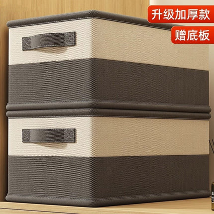 Quilt Storage Box, Clothing Storage Box, Household Compartment Storage and Organization Wardrobe Layered Folding Storage Basket