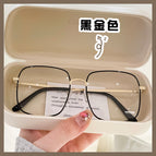 black gold frame / Anti-blue light no degree