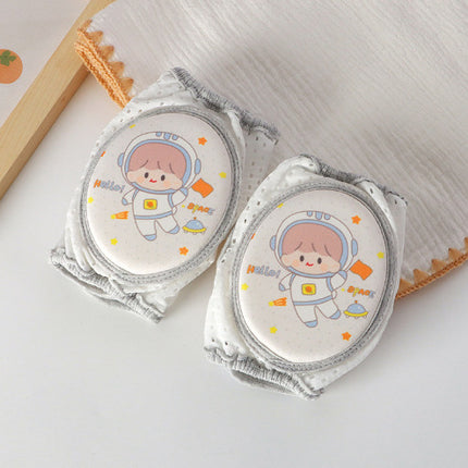 Children's knee pad adjustable elbow pad infant crawling protective gear toddler anti-fall artifact mesh breathable knee pad cover