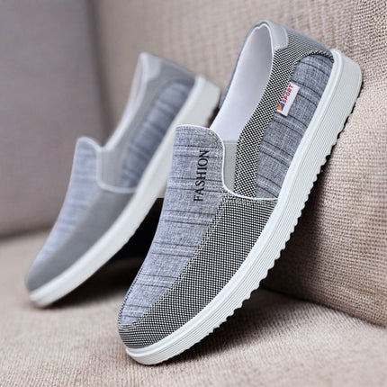 2025 Spring and Summer New Shoes Men's plus size Korean Style Fashionable Men's Casual Shoes All-match Sneakers Breathable Canvas Shoes for Men