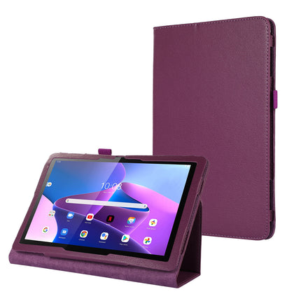 Suitable for Lenovo M10 three generation TB328 tablet computer litchi pattern full edge protective cover