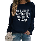 Navy blue (white font) / S