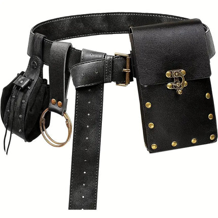 Amazon Independent Station Steampunk Mobile Phone Bag Medieval Bag Belt Renaissance Cosplay Clothing