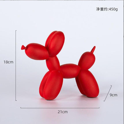 Nordic Light Luxury Blow Dog Ornaments Modern Creative Simple Living Room Desktop TV Cabinet Home Entrance Decorations