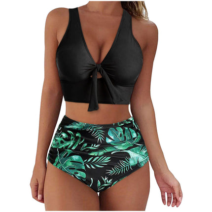 2023 bikini swimsuit women's European and American sexy bow AliExpress cross-border bikini swimsuit