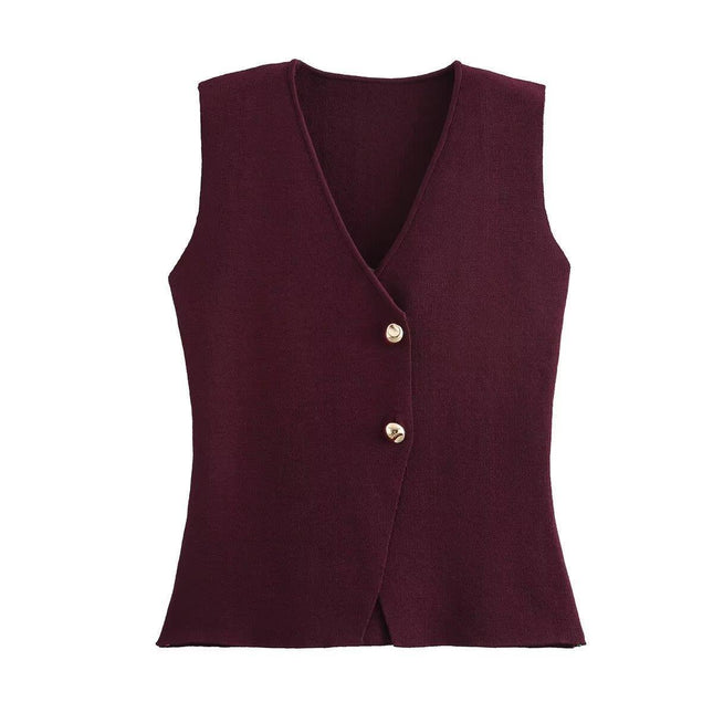 Foreign trade cross-border supply wholesale knitted vest fashion leisure cross-border supply cross-border supply wholesale new