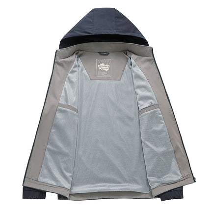 2025 Autumn Middle-aged and Elderly Dad Jacket Coat New Business Removable Hooded Autumn Casual Fashion All-match