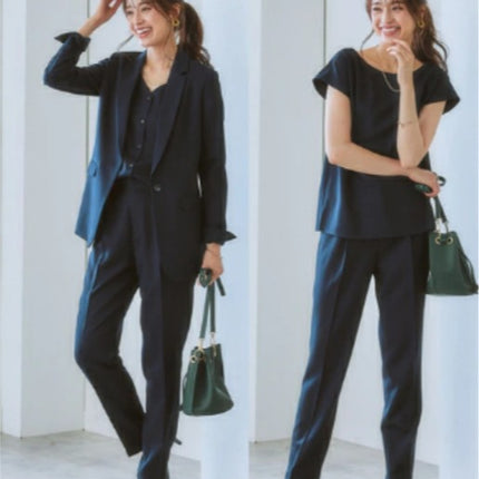 Japanese Style 2026 Small Suit Set, Korean Version, High-End British Style, Casual Spring and Autumn New Suit Vest Three-Piece Set for Women
