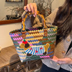 Medium bamboo section (length 30×20×13cm)