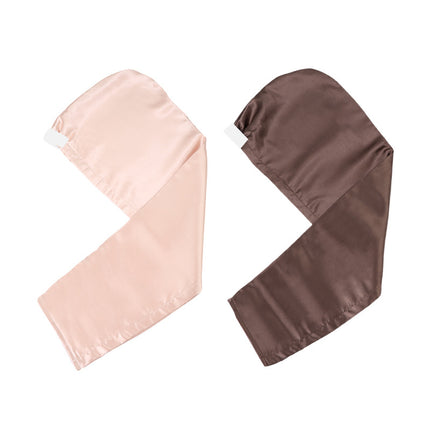Dry Hair Cap for Women, Imitation Silk Absorbent Ant Cloth, Double-Layer Satin Dry Hair Towel, High-End European Style Wide Tail Quick-Drying Shower Cap