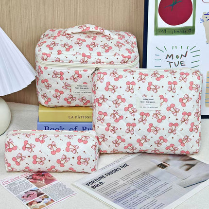 Large-Capacity Partitioned Makeup Bag, High-End Portable Storage Bag, Wholesale in Stock, Exclusively for Cross-Border Sales, Supports Labeling and Dropshipping