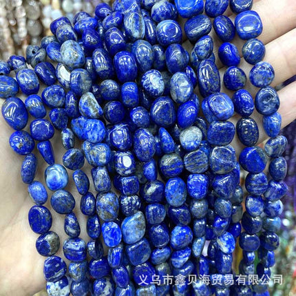 8-10mm natural stone loose beads amethyst agate straight hole gravel diy jewelry accessories amorphous beads