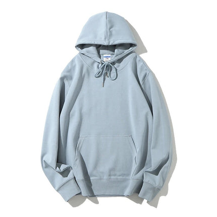 Men's autumn AG300g health cloth solid color hooded vests men's cross-border fashion brand men's coat printing wholesale