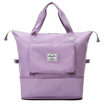 Travel Bag Women's Dry and Wet Separate Sports Shoulder Bag Foldable Storage Bag Gym Bag Men's Waterproof Luggage Bag