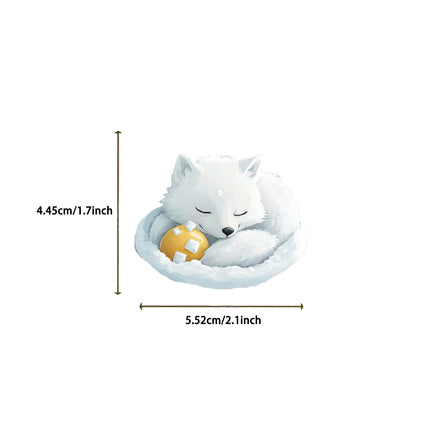 50 Sleeping Animal Series Sticker Bag Decorative Phone Case Laptop Stationery Waterproof Children's Toy Stickers