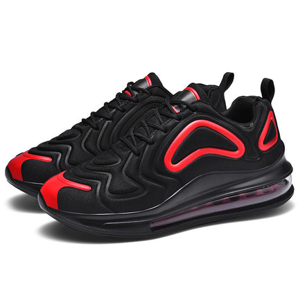 Cross-Border Large Size Casual Sports Couple Shoes Air Cushion Running Shoes Comfortable and Versatile Trendy Popular Mesh Hiking Shoes for Men