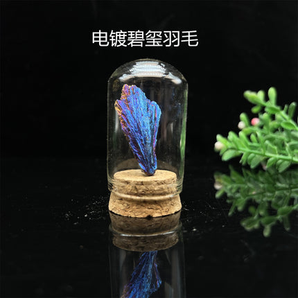 Natural Crystal Ore Specimen Ornaments Crystal Raw Stone Agate Rock Children's Science Teaching Mineral Crystal Wholesale