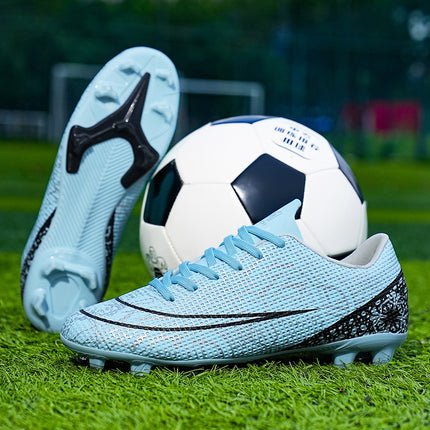 New Foreign Trade Youth Soccer Cleats Men's Soccer Shoes with Spikes Ronaldo Training Large Size 46 Sports Women's Shoes