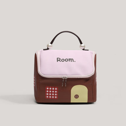 Smooda genuine goods Cute Dopamine Travel Portable Wash House Makeup Bag Portable Storage Bag