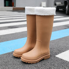 [white velvet] brown - please choose one size larger / 37/38