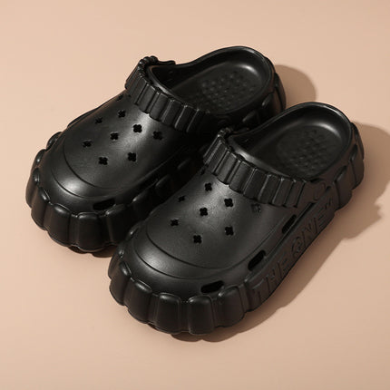 Nurse Hole Shoes Women's Summer Outer Wear EVA Fashionable Non-Slip Platform Sandals Soft Beach Shoes Baotou Slippers