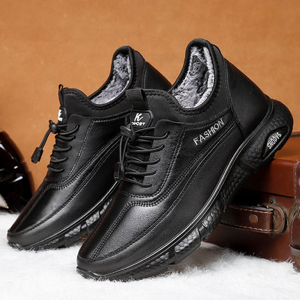 Men's Cotton Shoes, Winter Sports Shoes, Export Cotton Shoes Wholesale, Fleece-Lined and Thickened Men's Winter Boots, Warm Snow Boots