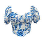 Blue and white (no steel ring, no chest pad) / S
