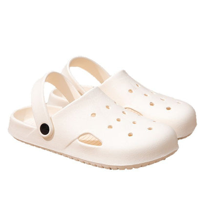 Hole Shoes Men's Summer 2024 New Outer Wear Bag Couple's Home Non-slip Thickness Shoes for Women's Garden Shoes