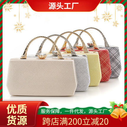 Cross-border new evening bag evening bag messenger bag clutch Women's bag cosmetic bag banquet bag niche women's bag