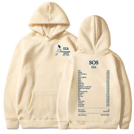 Sza Good Days Pattern Trendy Fashion Hoodie Sos New Music Al