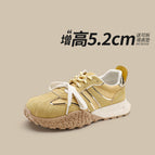 Yellow height increasing style b, heel height 5.2cm / 35