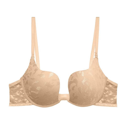 New Traceless Ginning U-shaped plus size Bra Push-up Anti-sagging Deep V-top Thin Mould Cup Underwear for Women