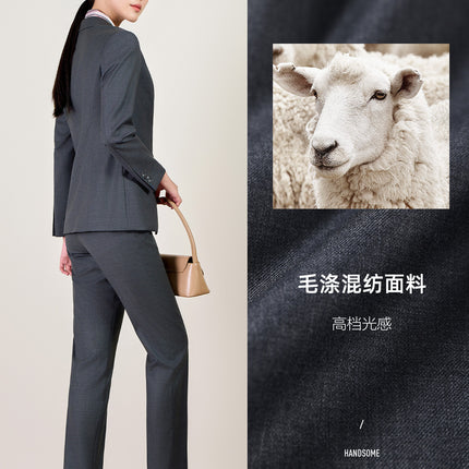 Wool Suit Machine Washable Women's Suit Business Women Commuter Small Suit Jacket New Professional Dress Work Clothes