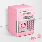 Light pink password piggy bank [small door] english color box
