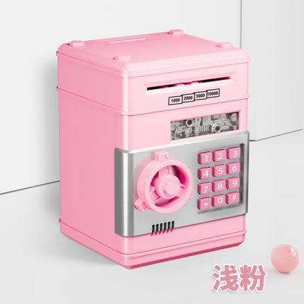 Cross-border atm smart password piggy bank large capacity children's creative piggy bank can only enter the piggy bank