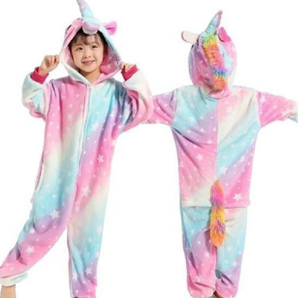 Mixed batch autumn and winter flannel adult cartoon conjoined animal pajamas kabi beast home clothes toilet thickened wholesale