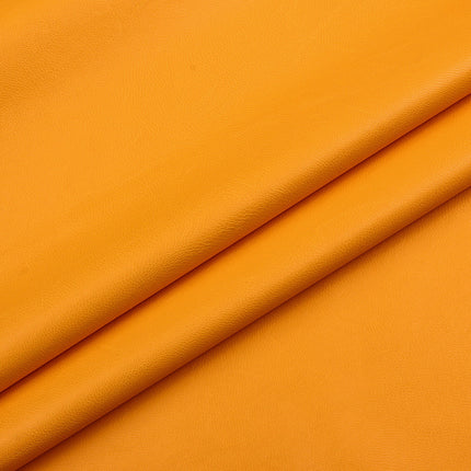Elastic Pu Soft Leather Fabric with Fine Grain for Bags and Shoes, Flat Elastic Clothing Material, Plain Weave Garment Accessories for Cross-Border Trade