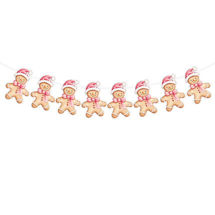 Amazon New Product Party Supplies Christmas Flag Set Christmas Garland Banner Venue Decoration