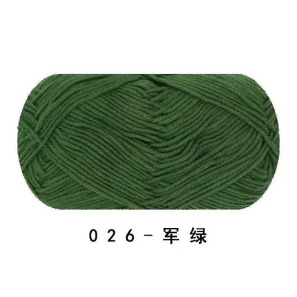 Ruyi Bird Four-Strand Combed Milk Cotton 40g DIY Handmade Crochet Doll Wholesale Wool Ball Ready Stock