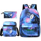 Starry sky blue figure 1 / Three piece set