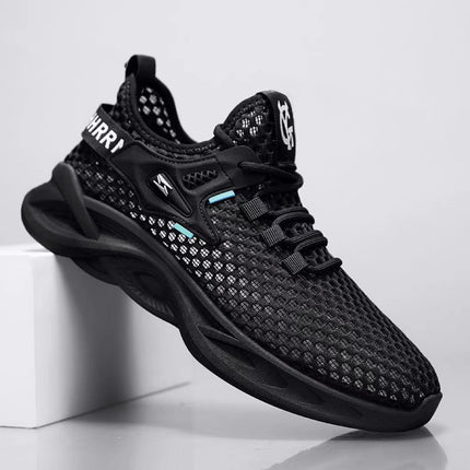 Autumn New Cross-Border Mesh Men's Sneakers, Lightweight Breathable Low-Top Casual Shoes, Water Shoes
