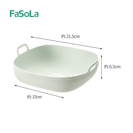 FaSoLa Baking Air Fryer Silicone Baking Pan Household Oven Special Pad Barbecue Plate Cake Baking Silicone Pad