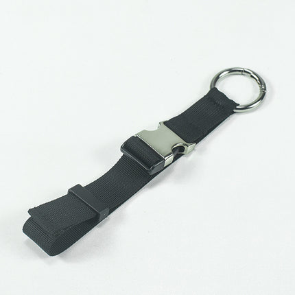 Luggage Buckle Safety Fixed Strap Backpack External Lanyard Packing Strap Strap Metal Webbing
