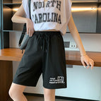 checkered face shorts black / S