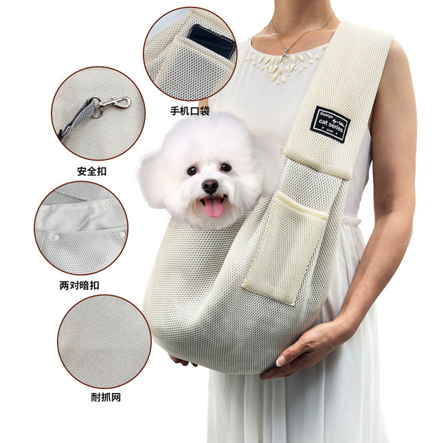 Mesh Foldable Pet Shoulder Bag / Sac Mesh Animal