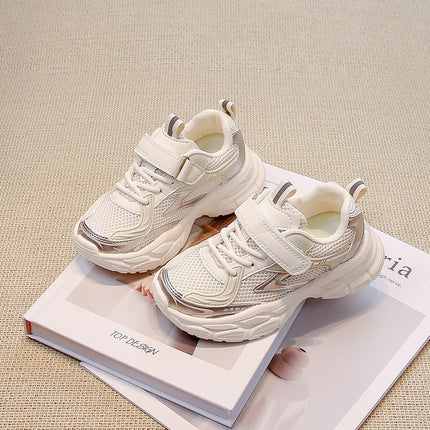 Girls' Sneakers 2026 New Spring and Autumn Children's Shoes Mesh Breathable Dad Shoes Summer Style Boys' Mesh Shoes